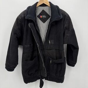 Andy Johns Jacket Mens Medium Corduroy Sherpa Collar Parka Pockets 90s Grunge